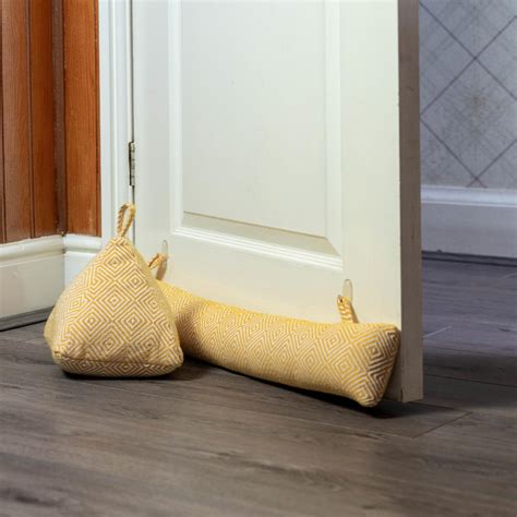 door draft stopper weighted